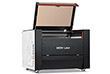 Aeon Nova10 S 十八禁啪啪视频  Professional CO2 Laser Cutter and Engraver three-quarter view with lid open