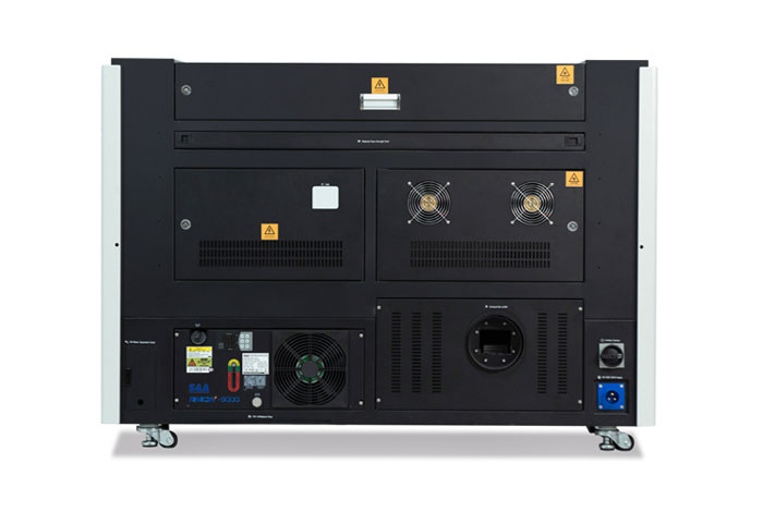 Aeon Nova10 S 女明星跪成一排伺候主人  Professional CO2 Laser Cutter and Engraver back view